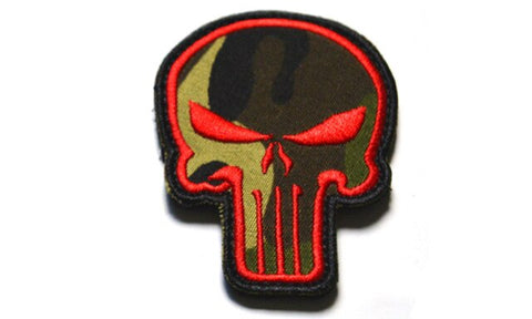 Punisher Badge Military Patches - US Tactical Warehouse