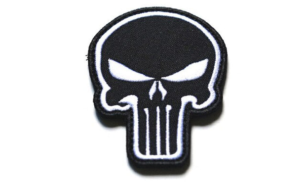Punisher Badge Military Patches - US Tactical Warehouse