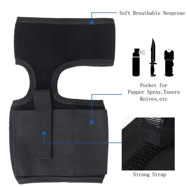 Secure Strap Leg Pistol Gun Holster - US Tactical Warehouse