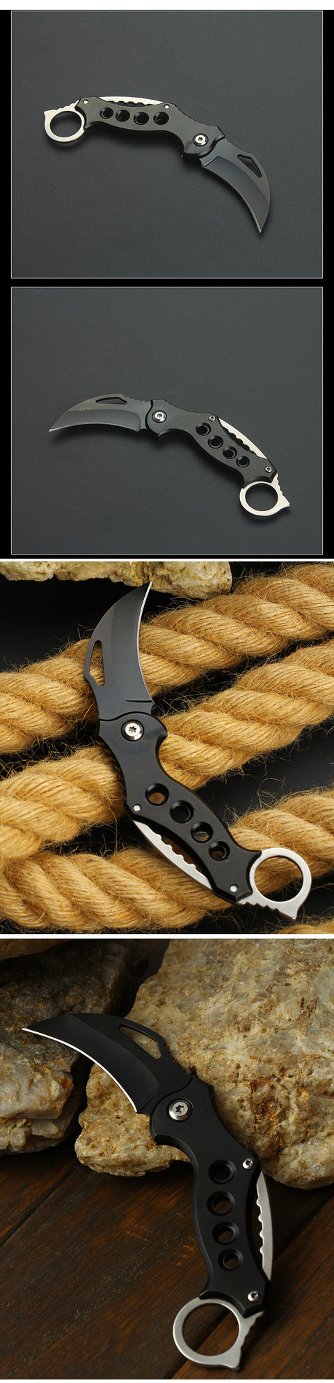 Survival Hunting Self Defense Claw Knifes - US Tactical Warehouse