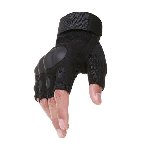 Combat Hard Knuckle Half Finger Gloves - US Tactical Warehouse