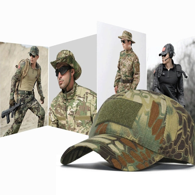 Snapback Stripe Military Cap - US Tactical Warehouse