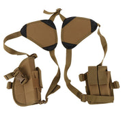 Adjustable Armpit Pistol Holster 600D Nylon Paintball Shooting WargameTactical Combat Horizontal Shoulder Gun Bag - US Tactical Warehouse