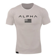 2018 Mens Military Army T Shirt 2017 Men Star Loose Cotton T-shirt O-neck Alpha America Size Short Sleeve Tshirts - US Tactical Warehouse