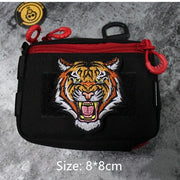 Tiger Bear Wolf Head Animal Embroidery Iron On Patches Morale Tactical Emblem Applique DIY Hat Coat Sticker Gifts Drop Shipping - US Tactical Warehouse
